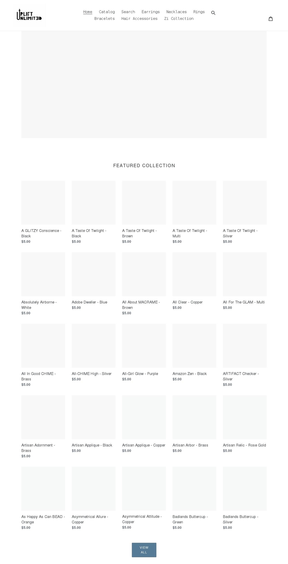 upliftunlimited.com shopify website screenshot