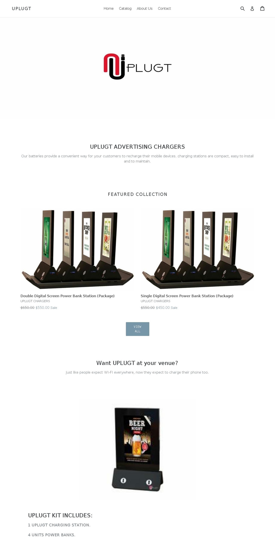 uplugt.com — Shopify storefront screenshot