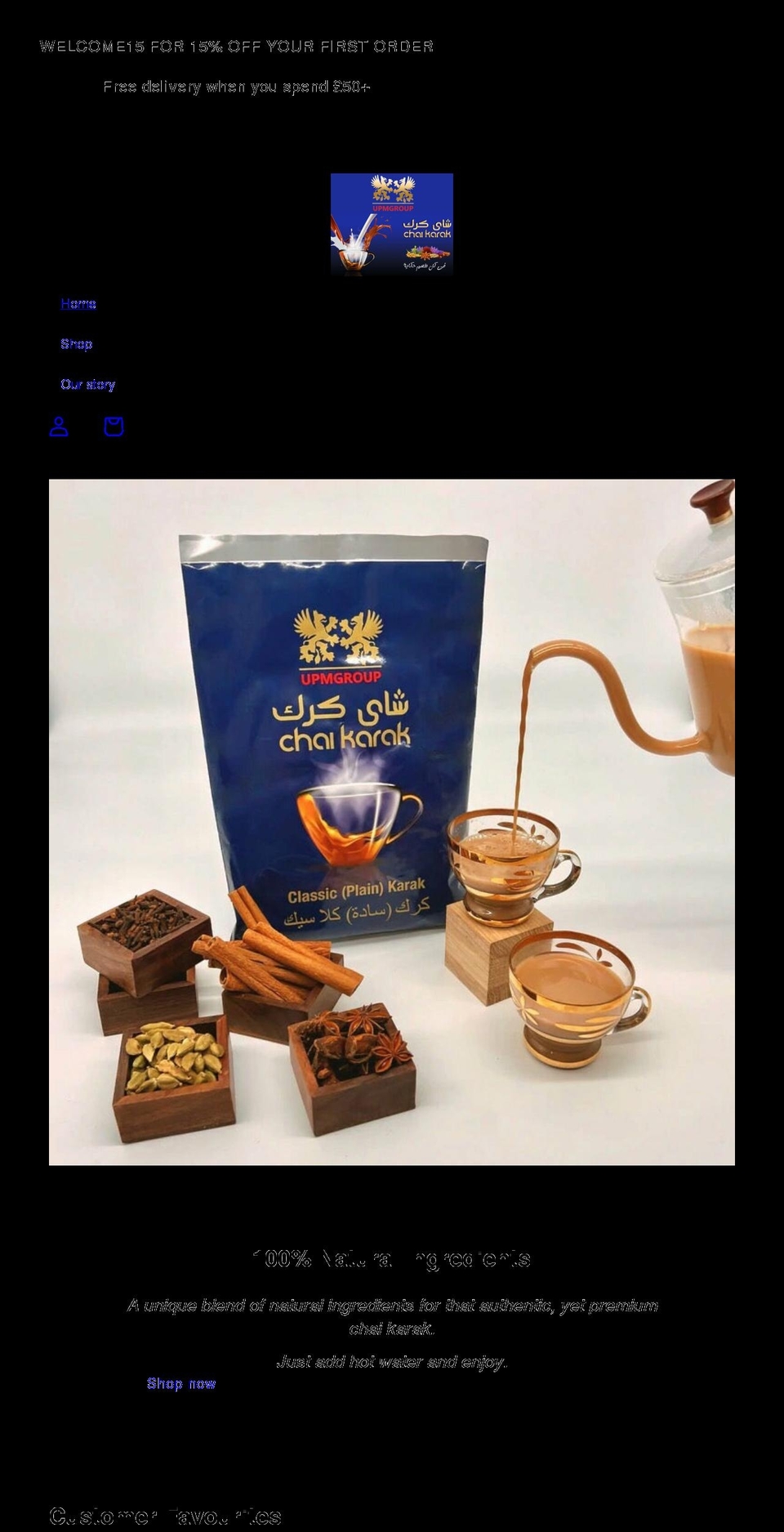 upmchaikarak.com shopify website screenshot