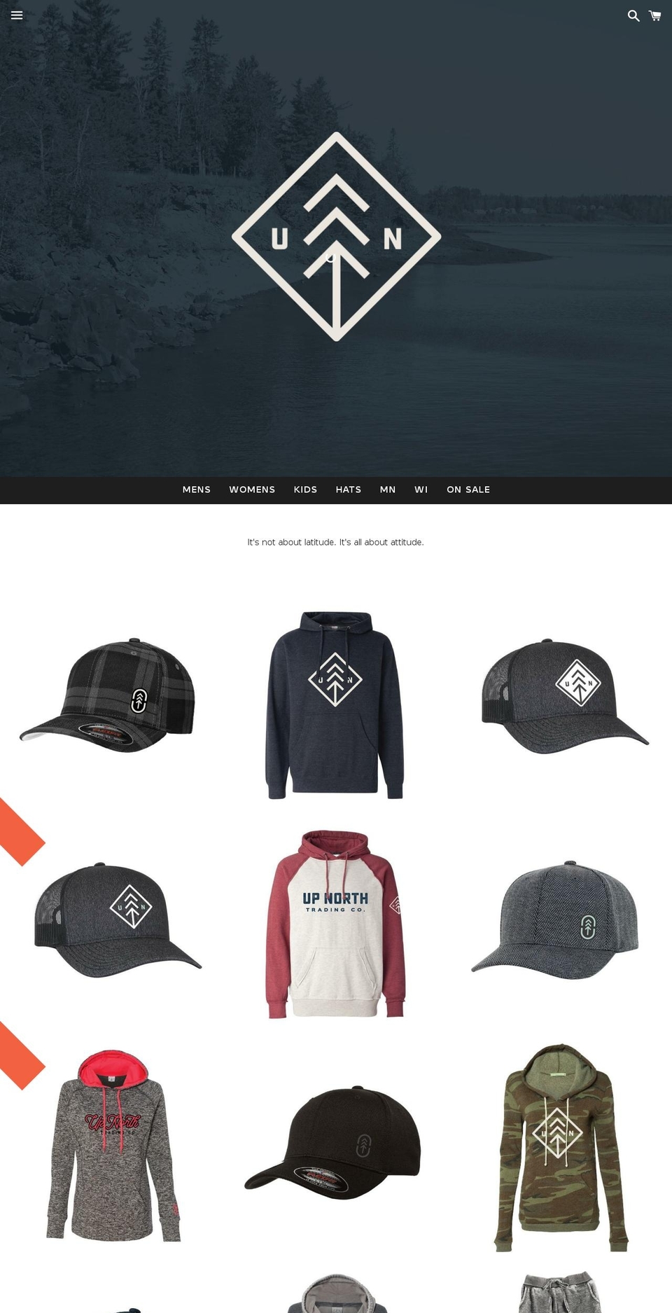 upnorthtco.com — Shopify storefront screenshot