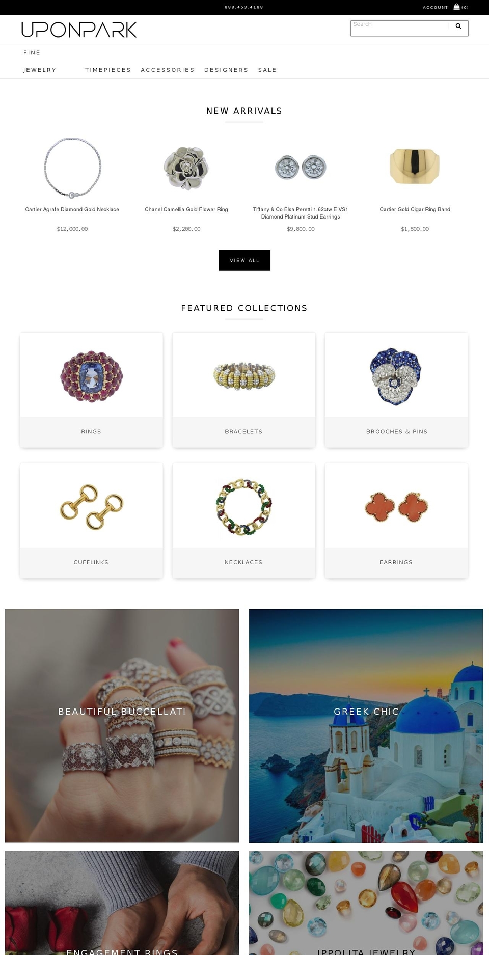 uponpark.com — Shopify storefront screenshot