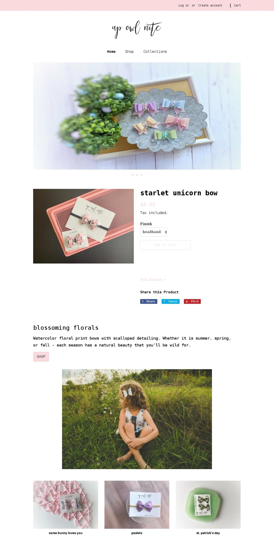 upowlnite.com shopify website screenshot