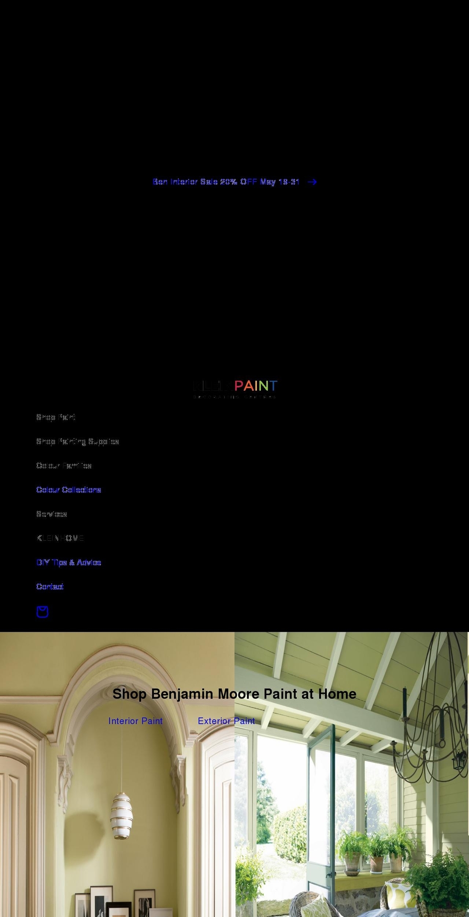 uppercanadapaint.com shopify website screenshot