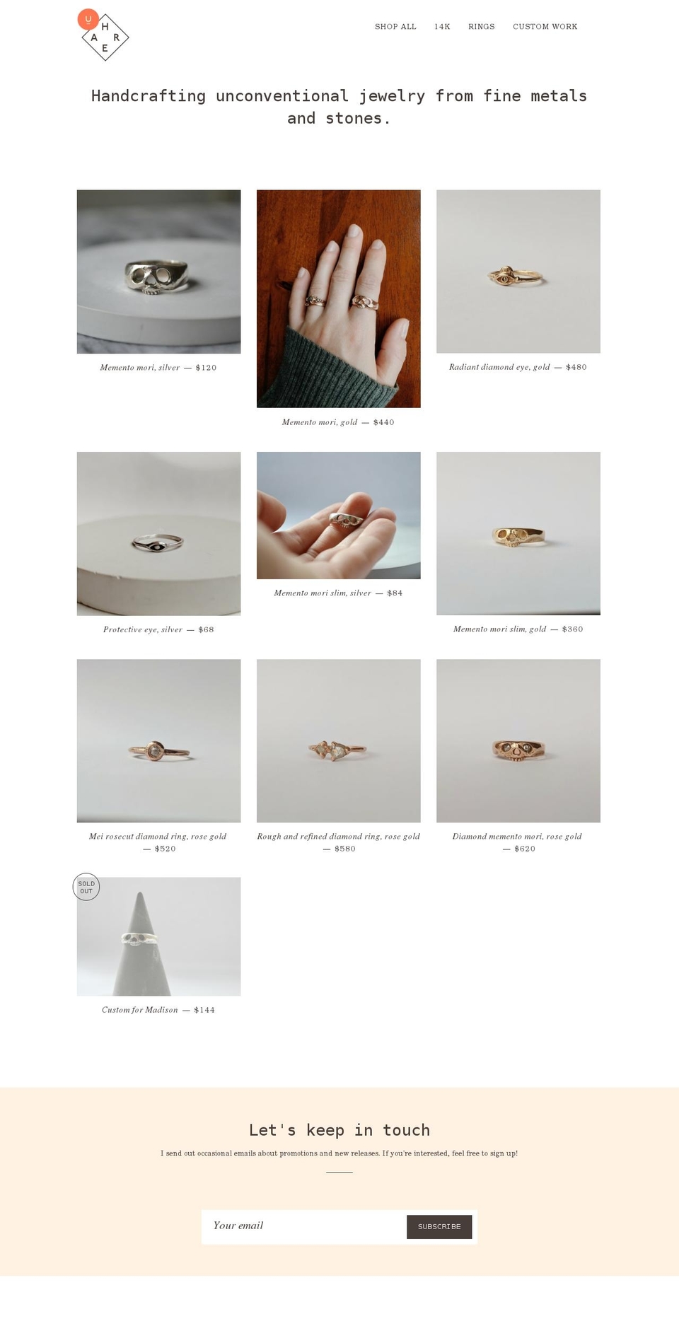 upscalehare.com shopify website screenshot