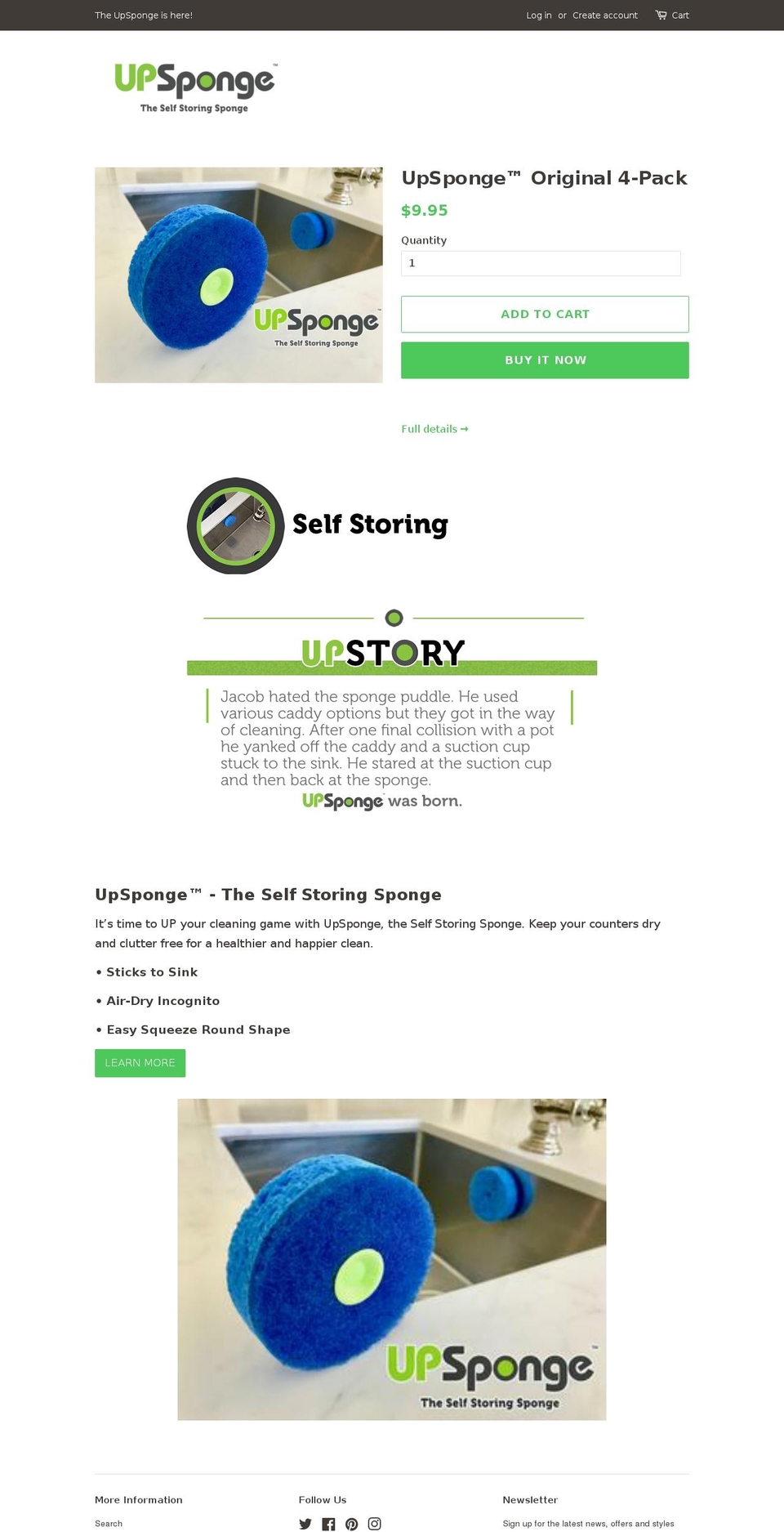 upscrub.com shopify website screenshot