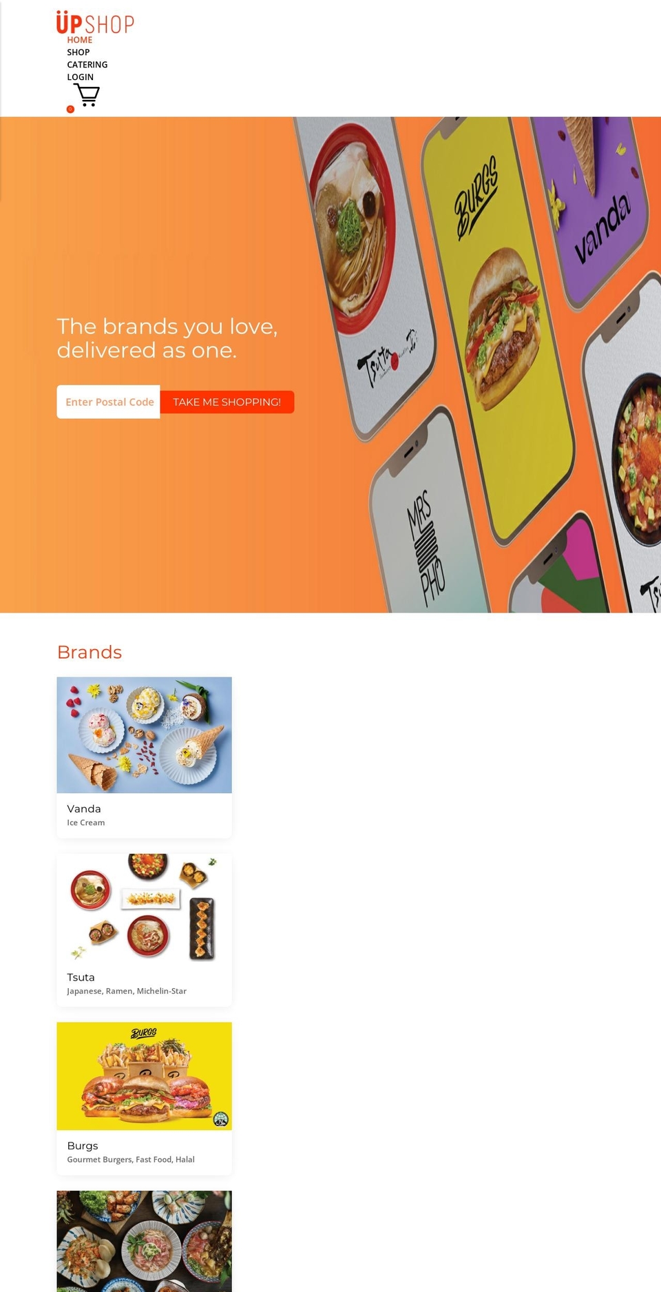 upshop.me shopify website screenshot