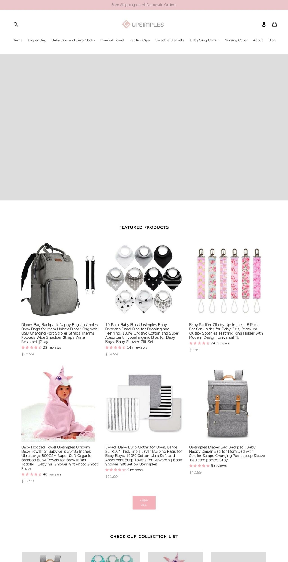 upsimples.com shopify website screenshot