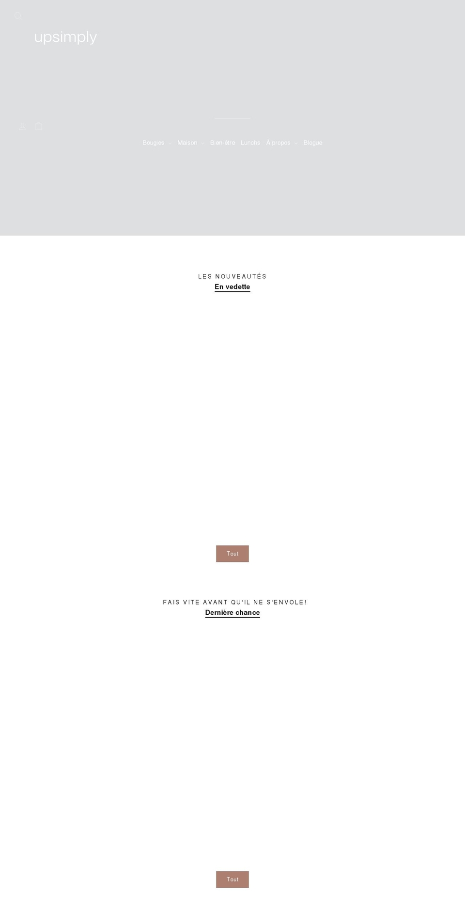 upsimply.ca shopify website screenshot