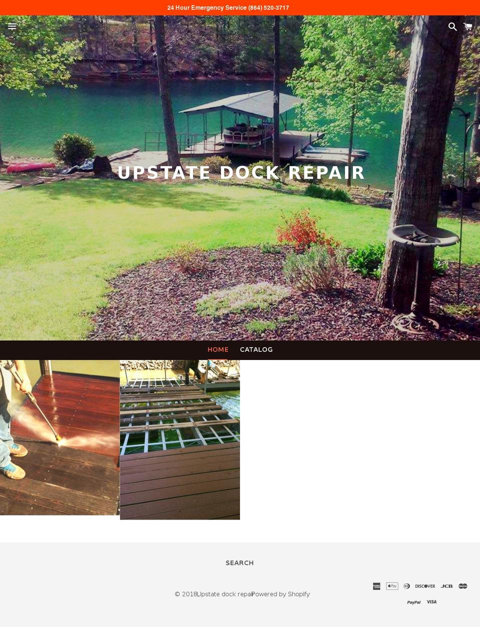 upstatedockrepair.com — Shopify storefront screenshot