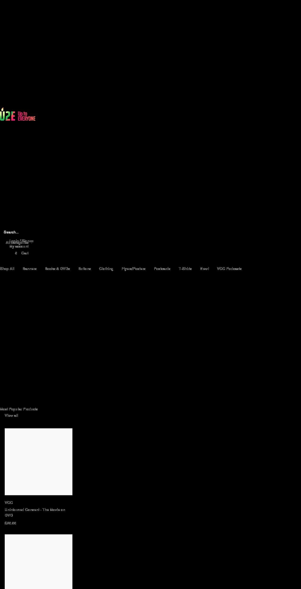 uptoeveryone.com shopify website screenshot