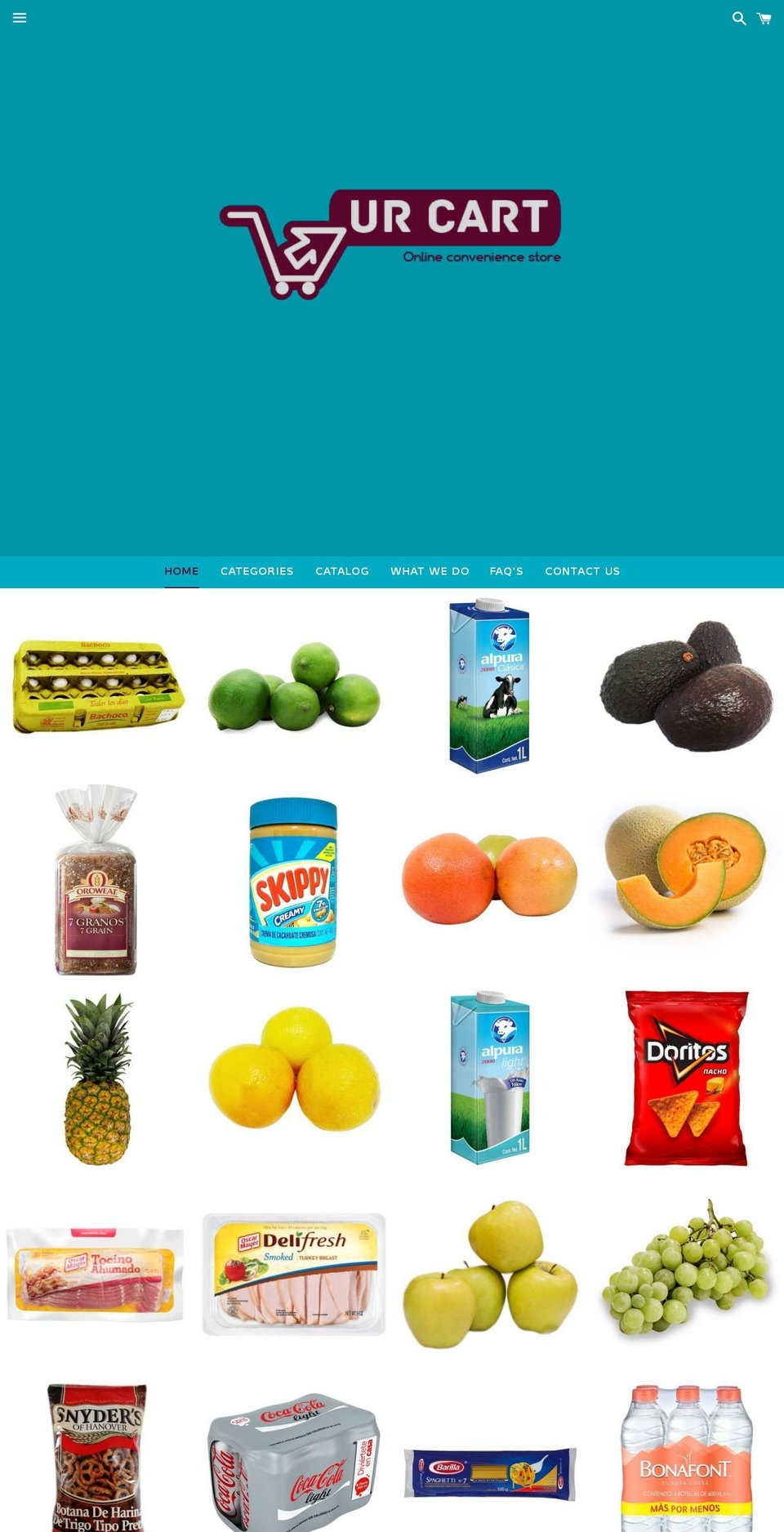 ur-cart.com shopify website screenshot