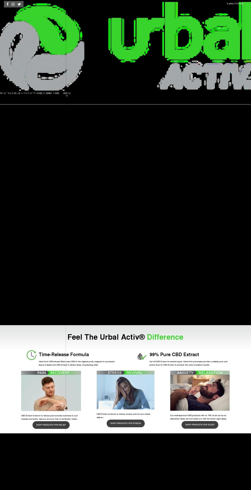 urbalactiv.com shopify website screenshot