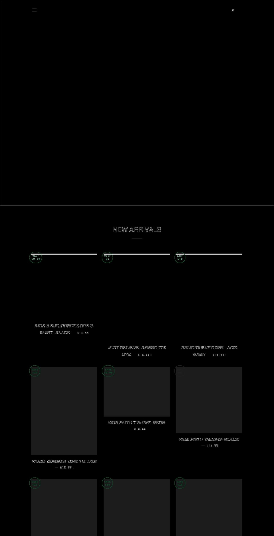 urban-christian.com shopify website screenshot