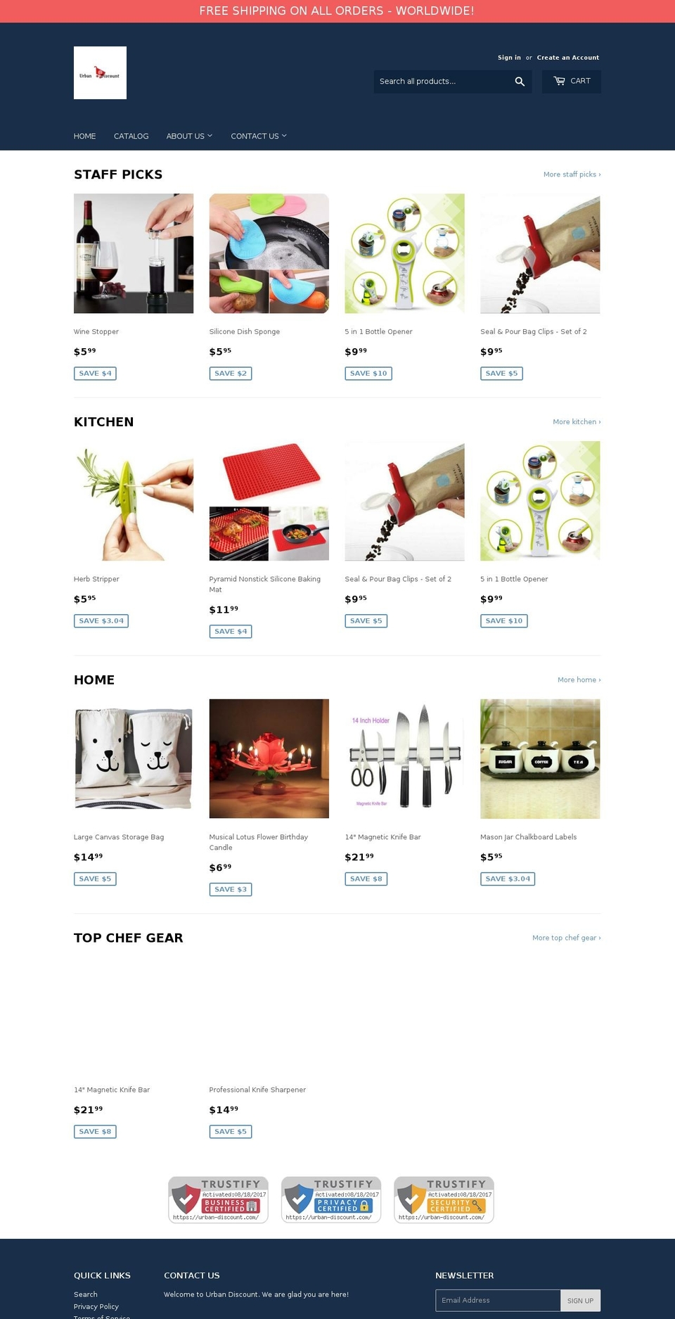 urban-discount.com — Shopify storefront screenshot