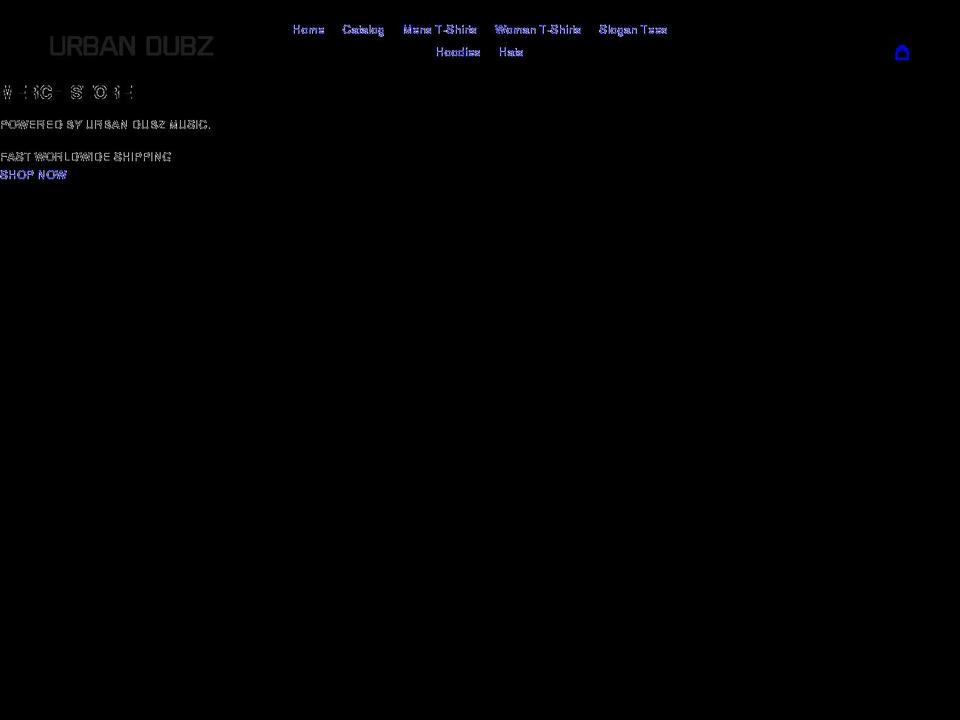 urban-dubz-merch.myshopify.com shopify website screenshot