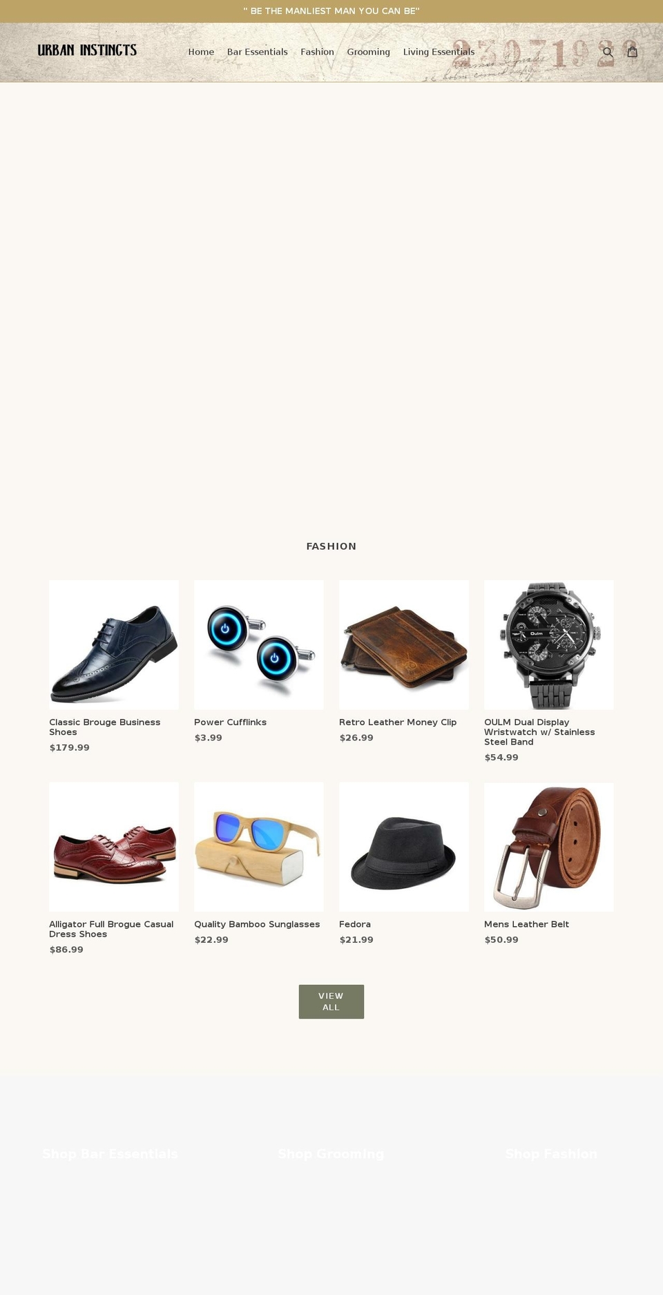 updated-theme-brown-and-cooper Shopify theme site example urban-instincts.com