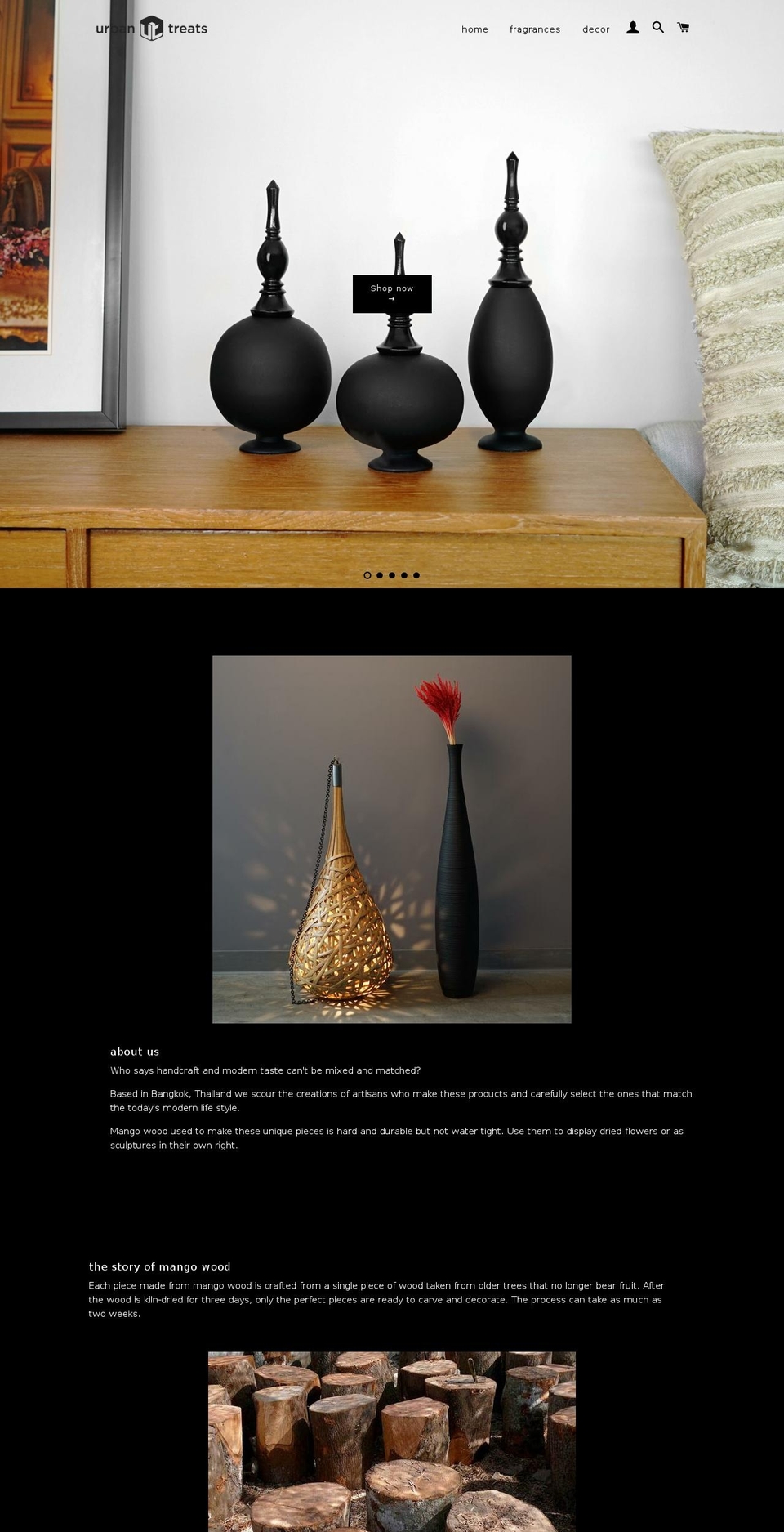 urban-treats.com — Shopify storefront screenshot
