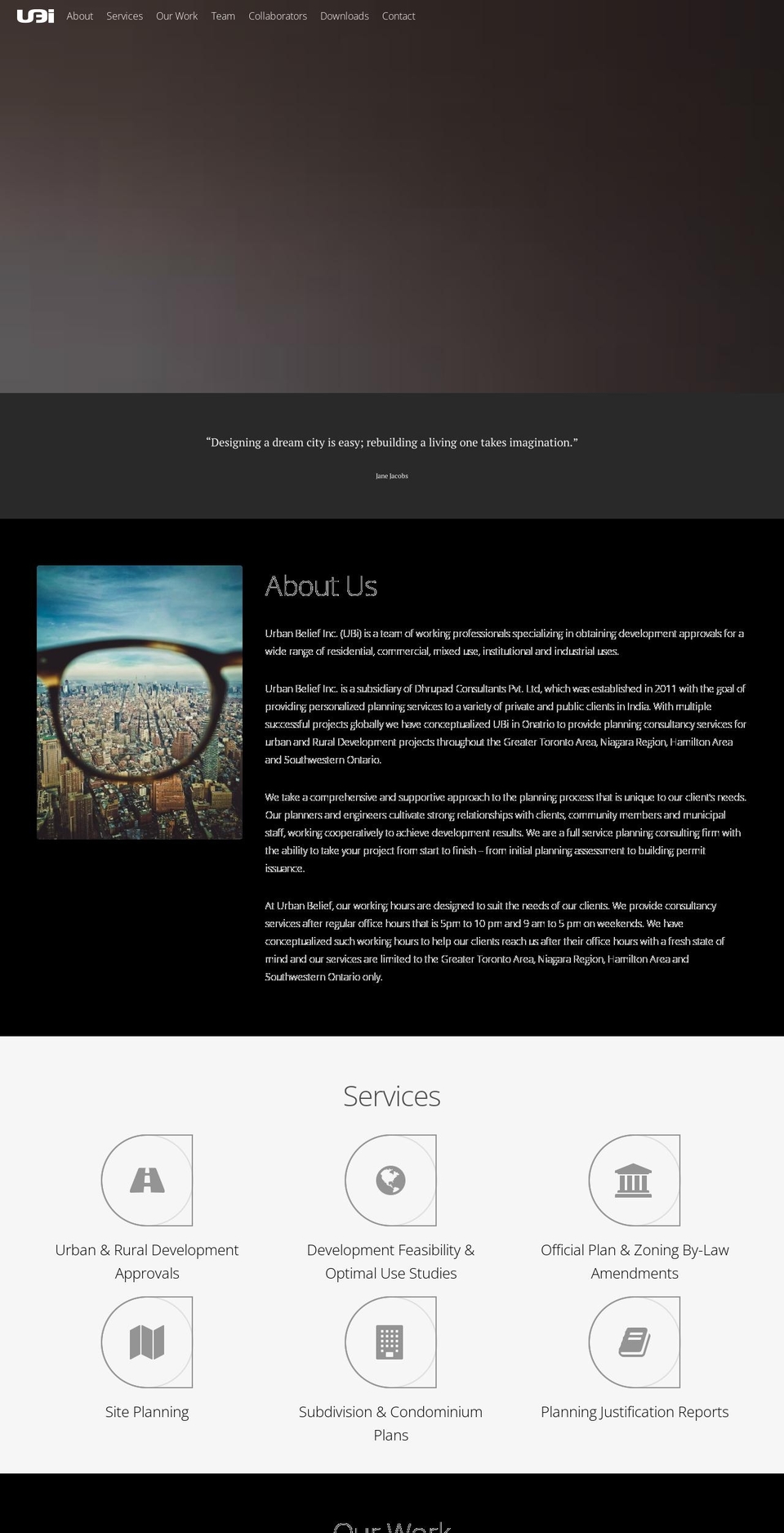 urbanbelief.com — Shopify storefront screenshot
