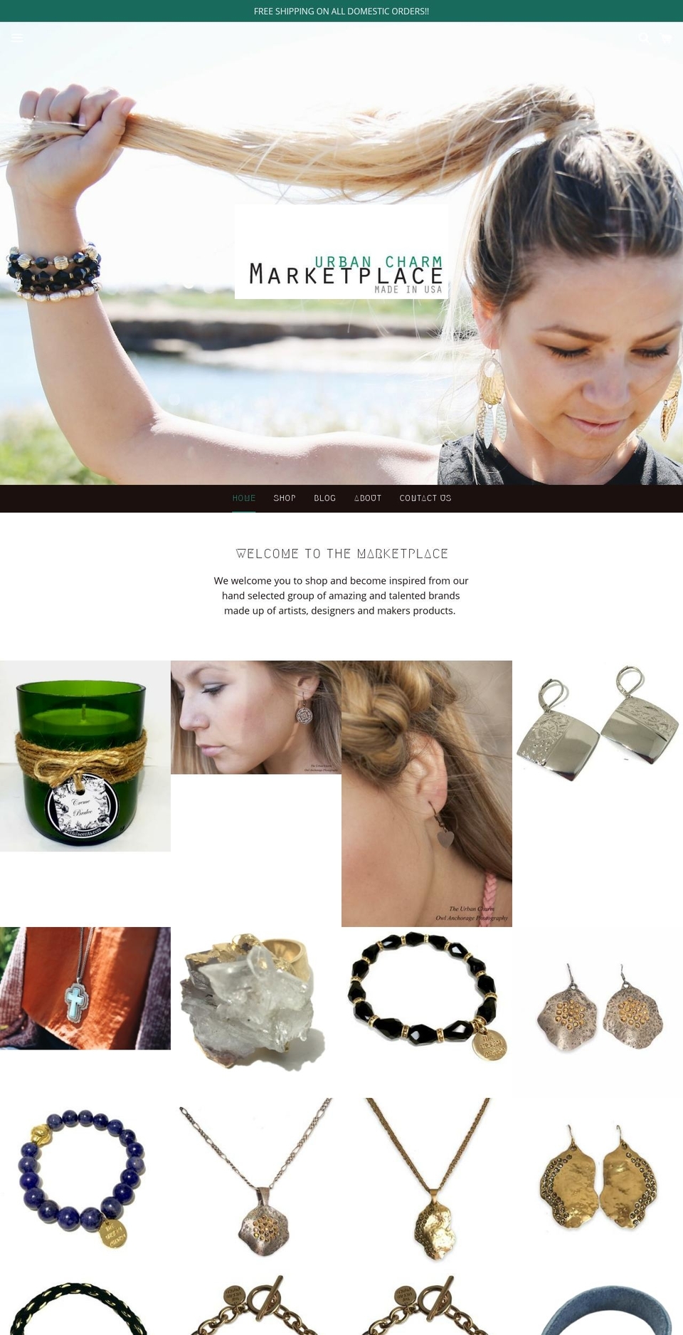 urbancharm.boutique shopify website screenshot