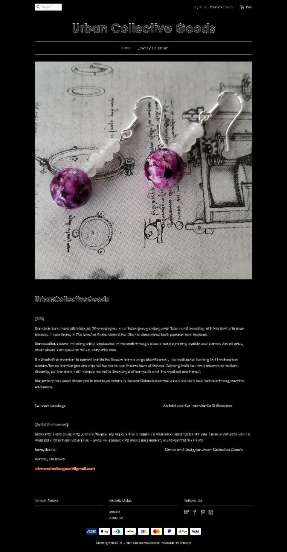 urbancollectivegoods.com — Shopify storefront screenshot