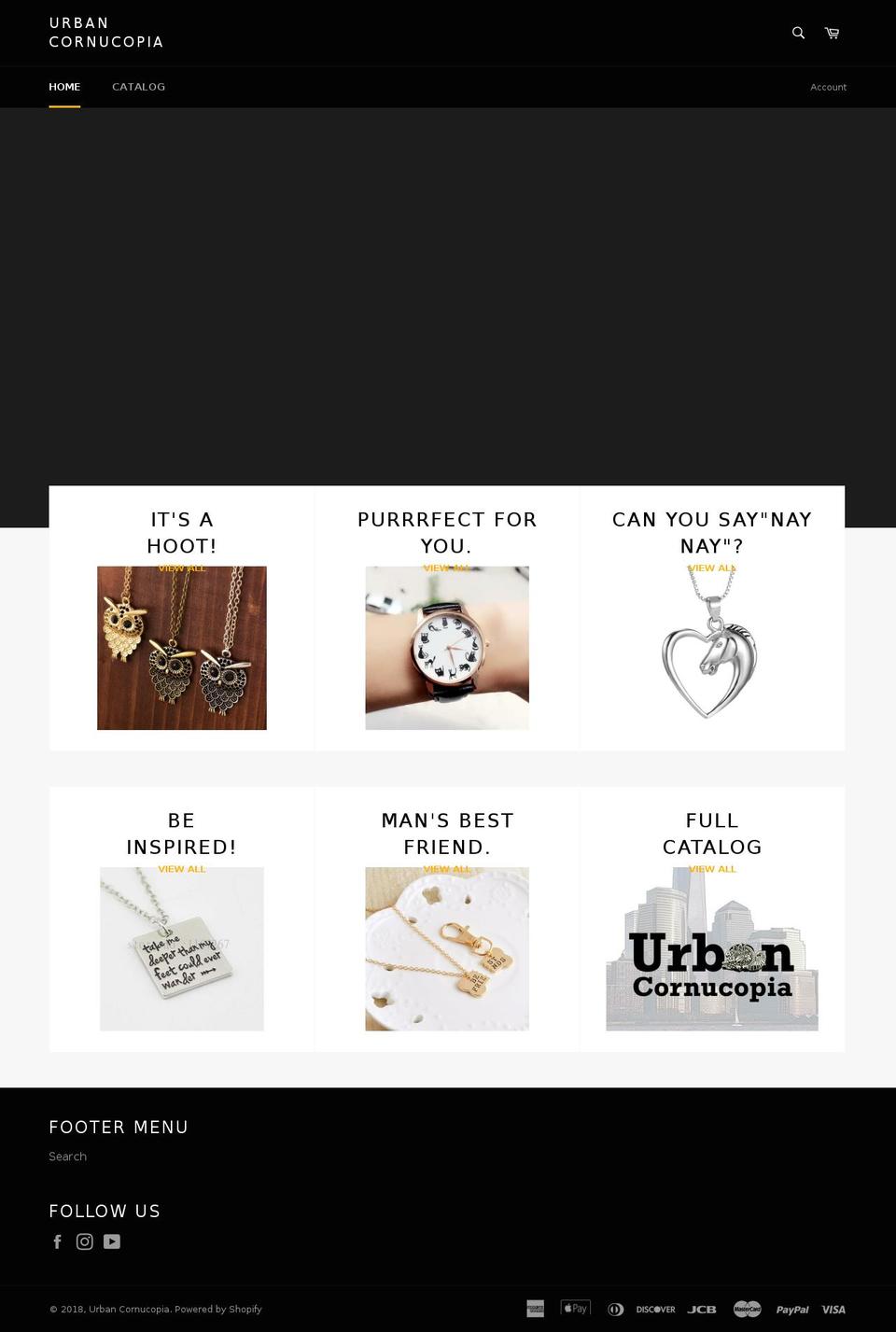 urbancornucopia.com — Shopify storefront screenshot