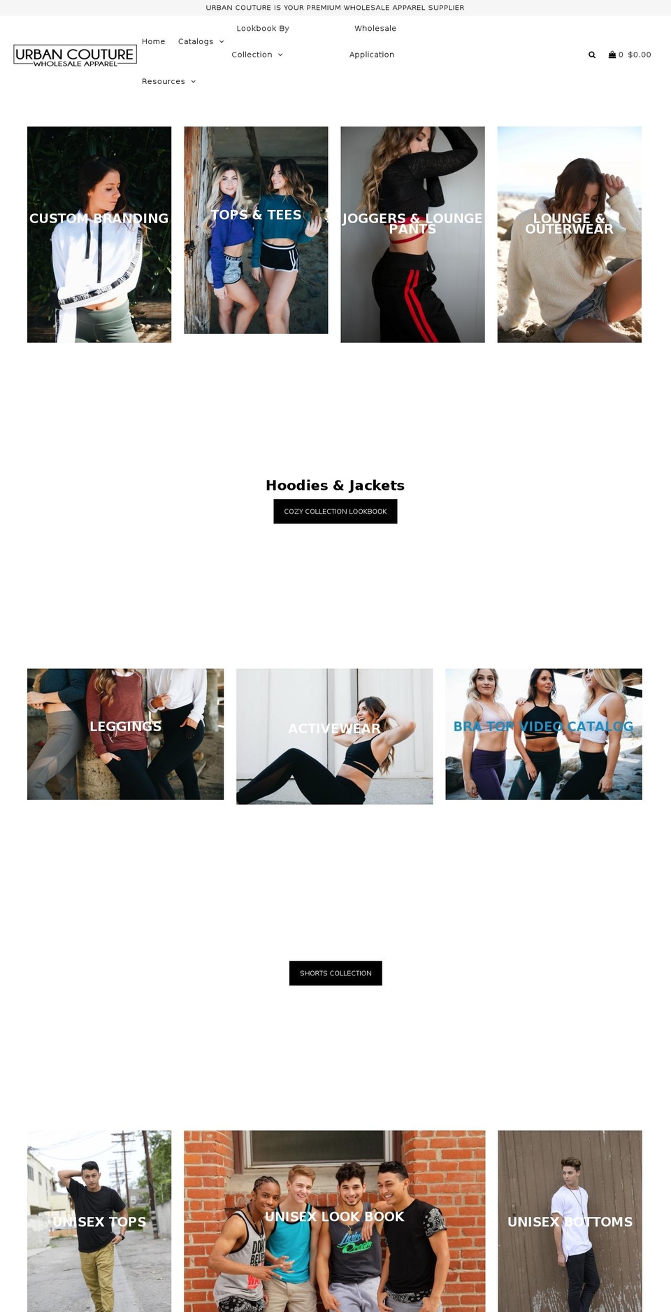 urbandancewear.com — Shopify storefront screenshot