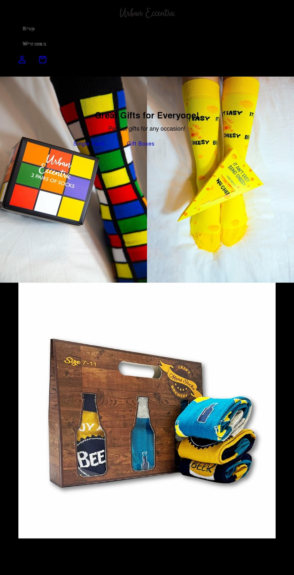 urbaneccentric.co.uk shopify website screenshot