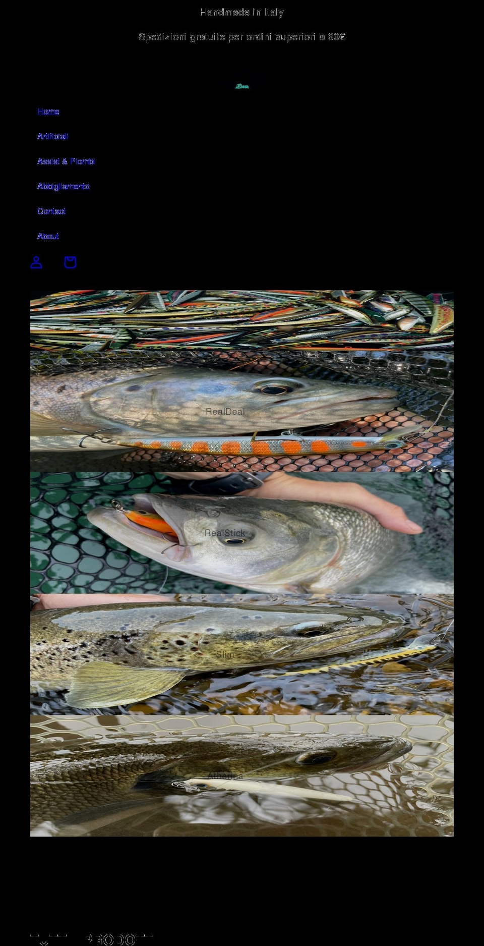 urbanfishinglures.com shopify website screenshot