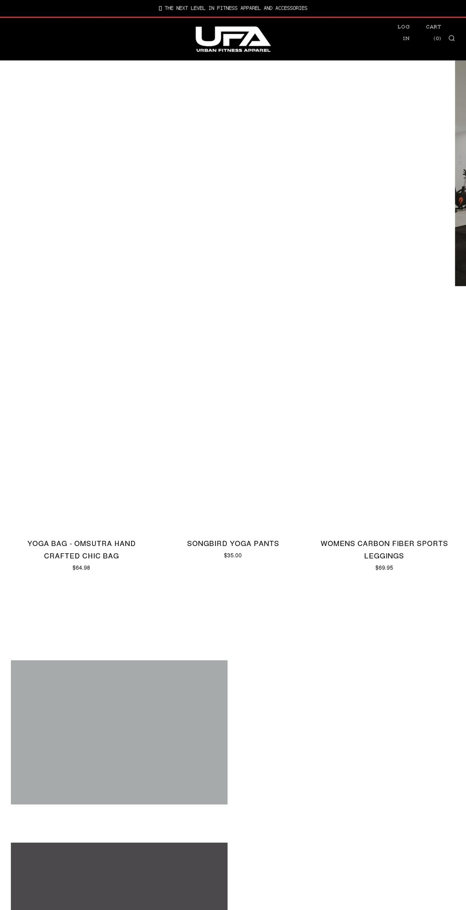 Fitness theme Shopify theme site example urbanfitnessapparel.com