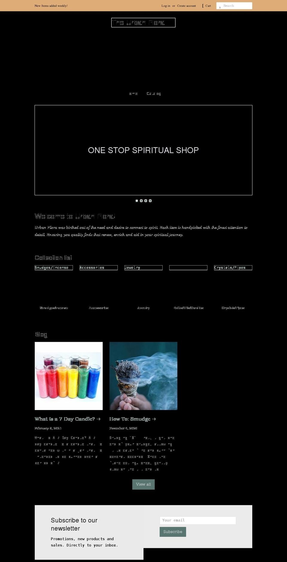 urbanfloratx.com shopify website screenshot