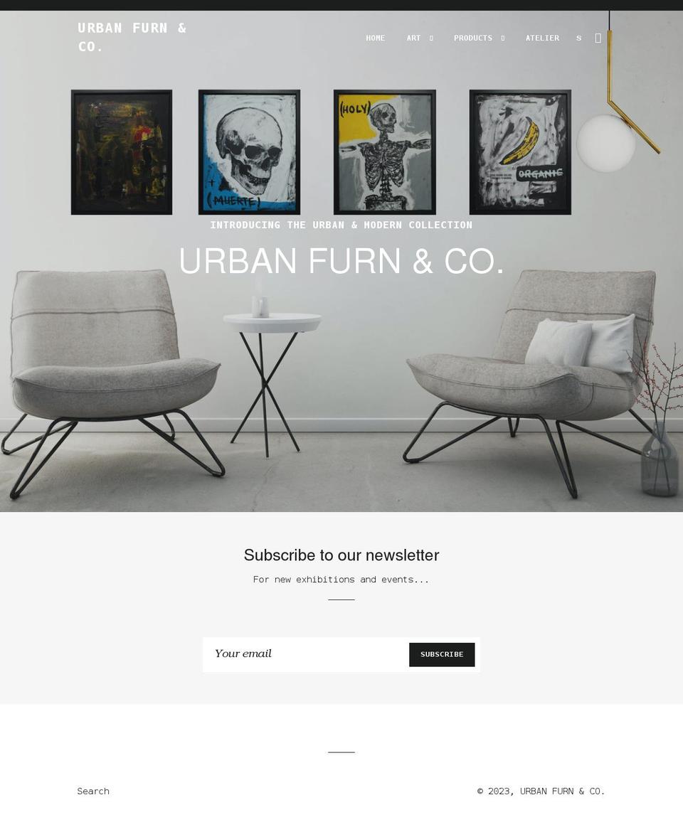 urbanfurnco.com — Shopify storefront screenshot
