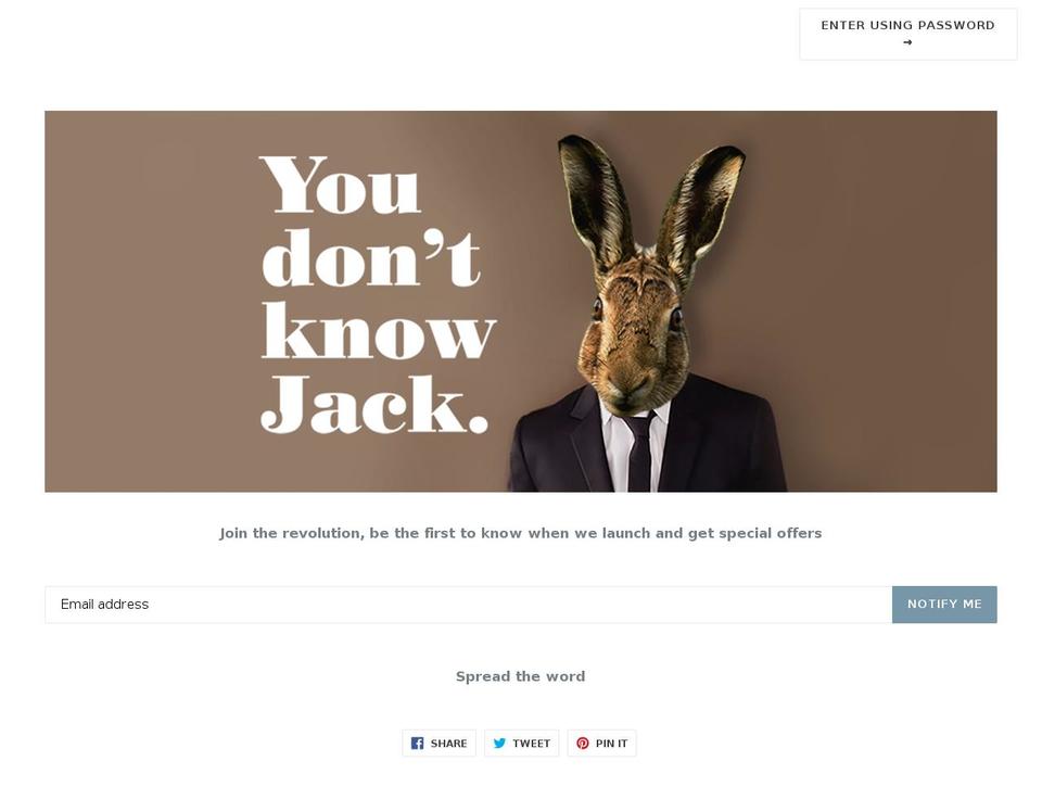 urbanjackskincare.com shopify website screenshot