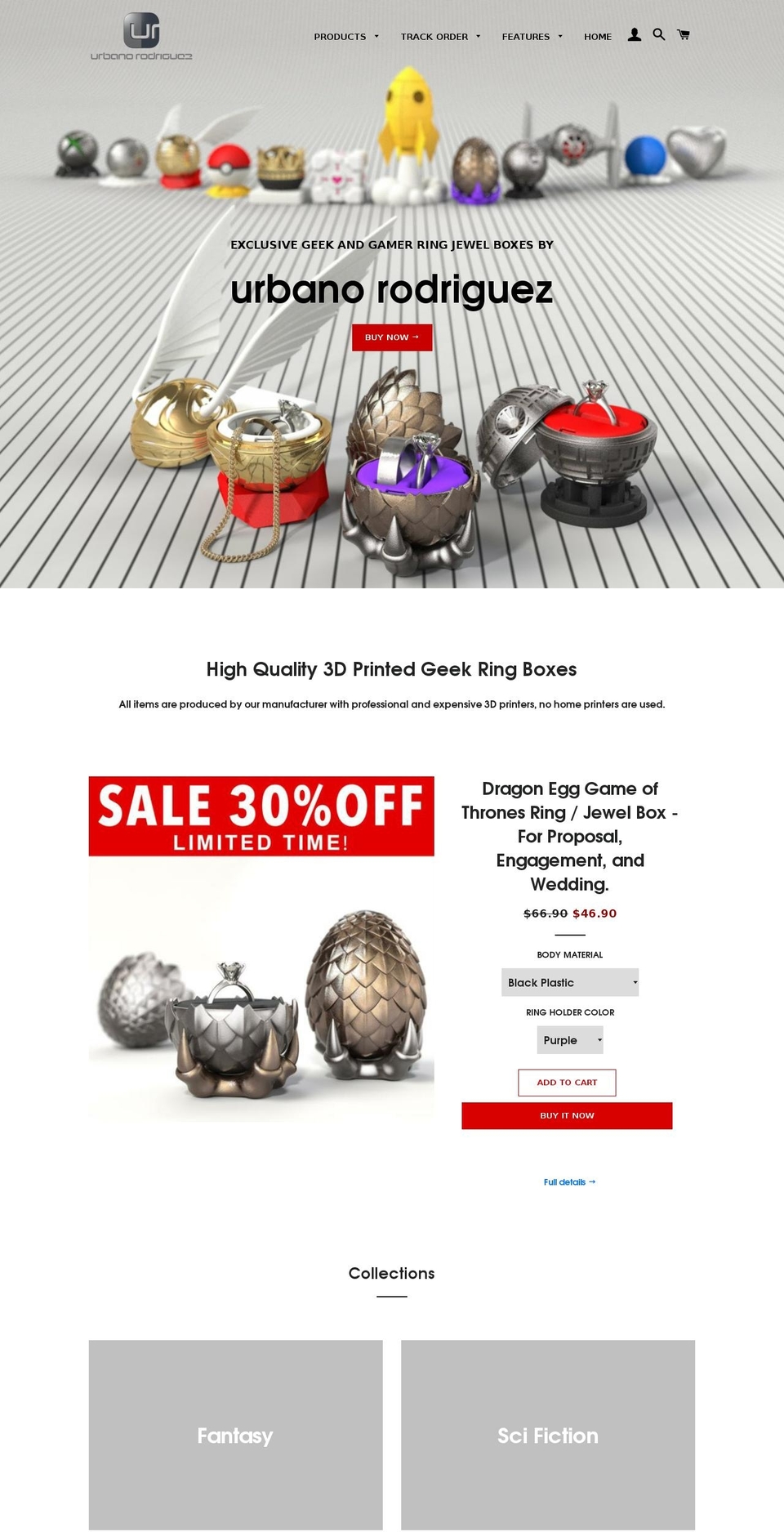 urbanorodriguez.com shopify website screenshot
