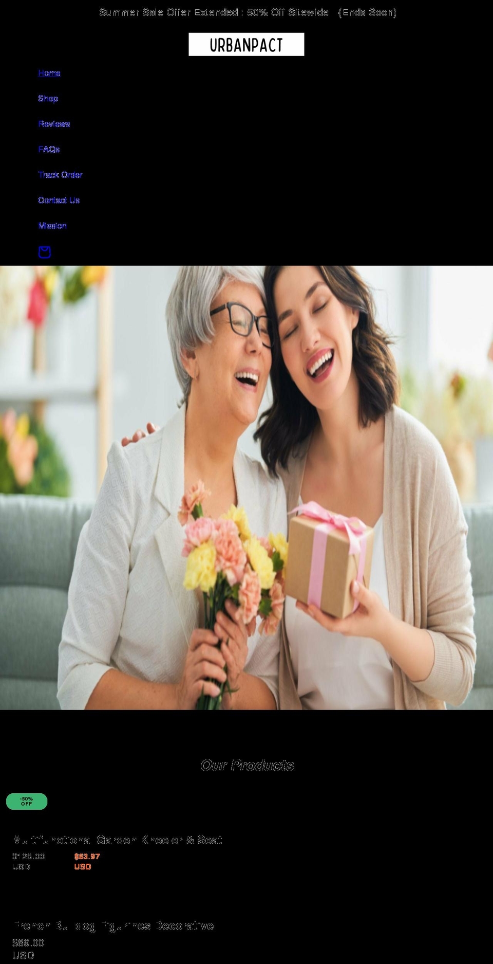 urbanpact.com shopify website screenshot