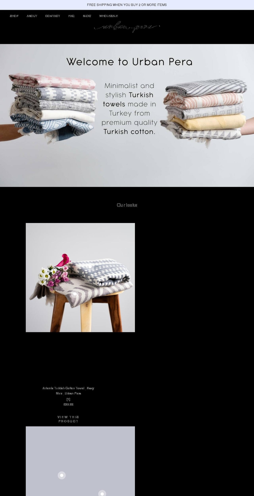 urbanpera.com shopify website screenshot