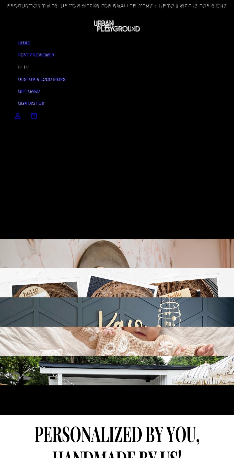 urbanplaygrounddesigns.com shopify website screenshot