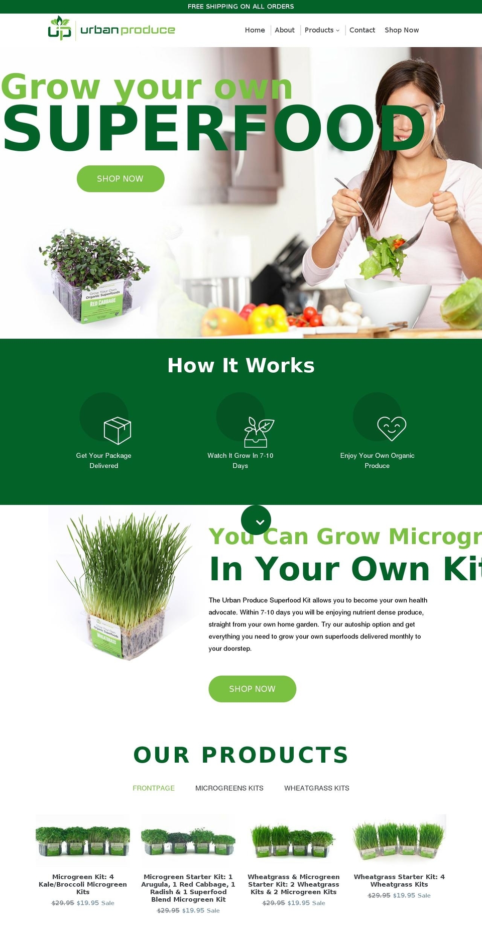 urbanproducedirect.com shopify website screenshot