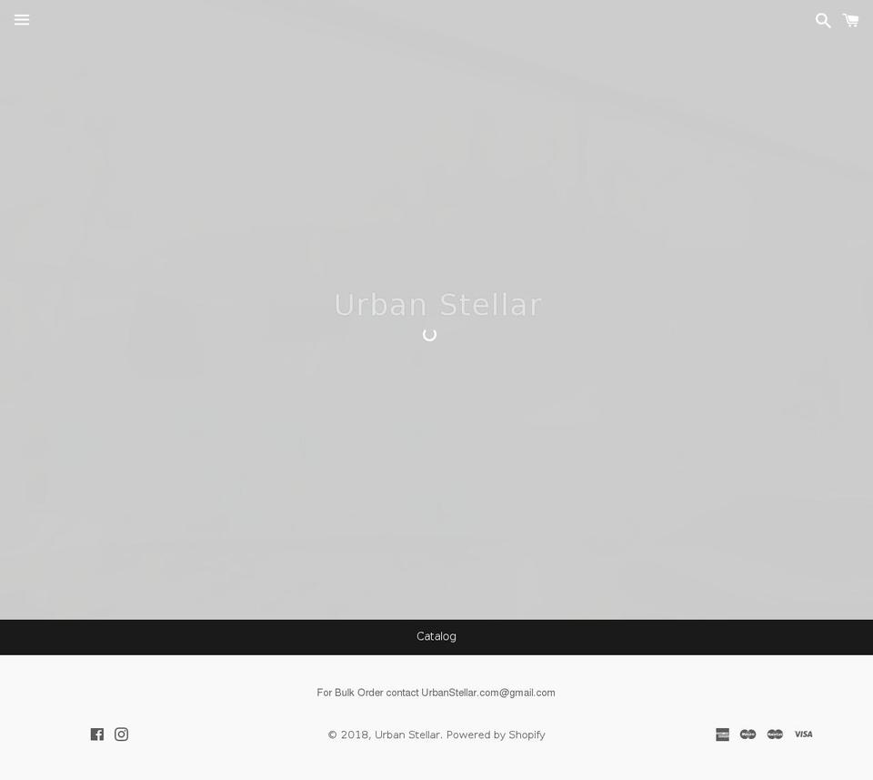 urbanstellar.com — Shopify storefront screenshot