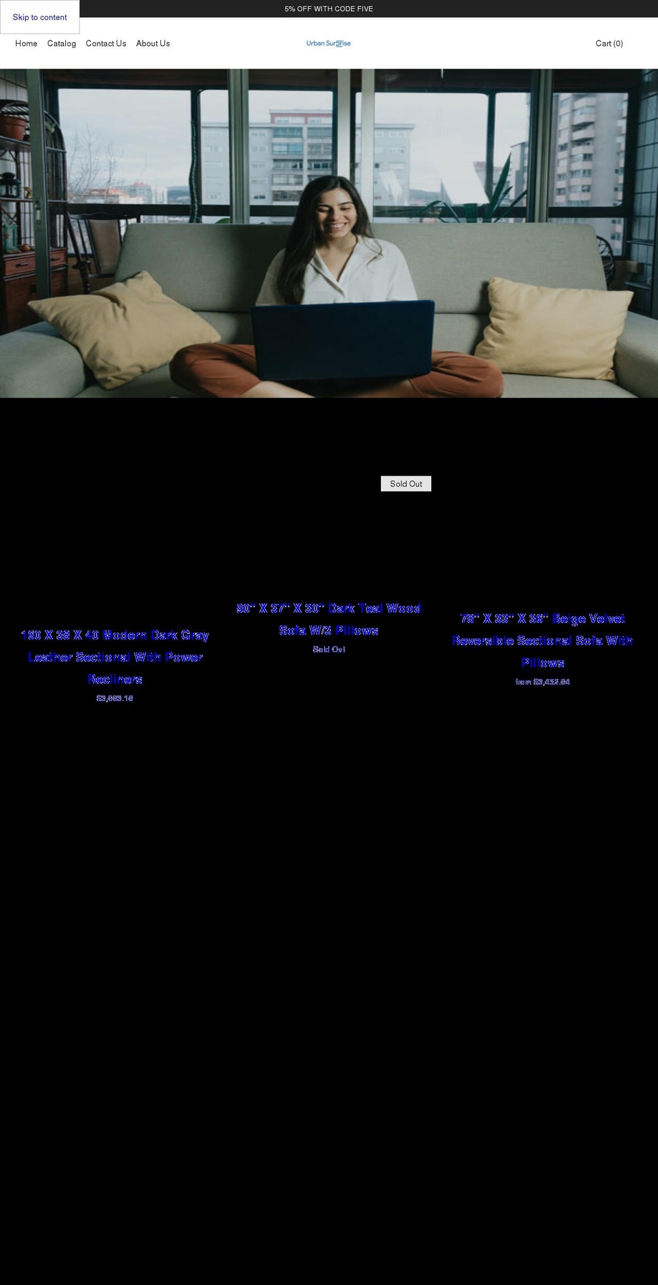 urbansurprise.com shopify website screenshot