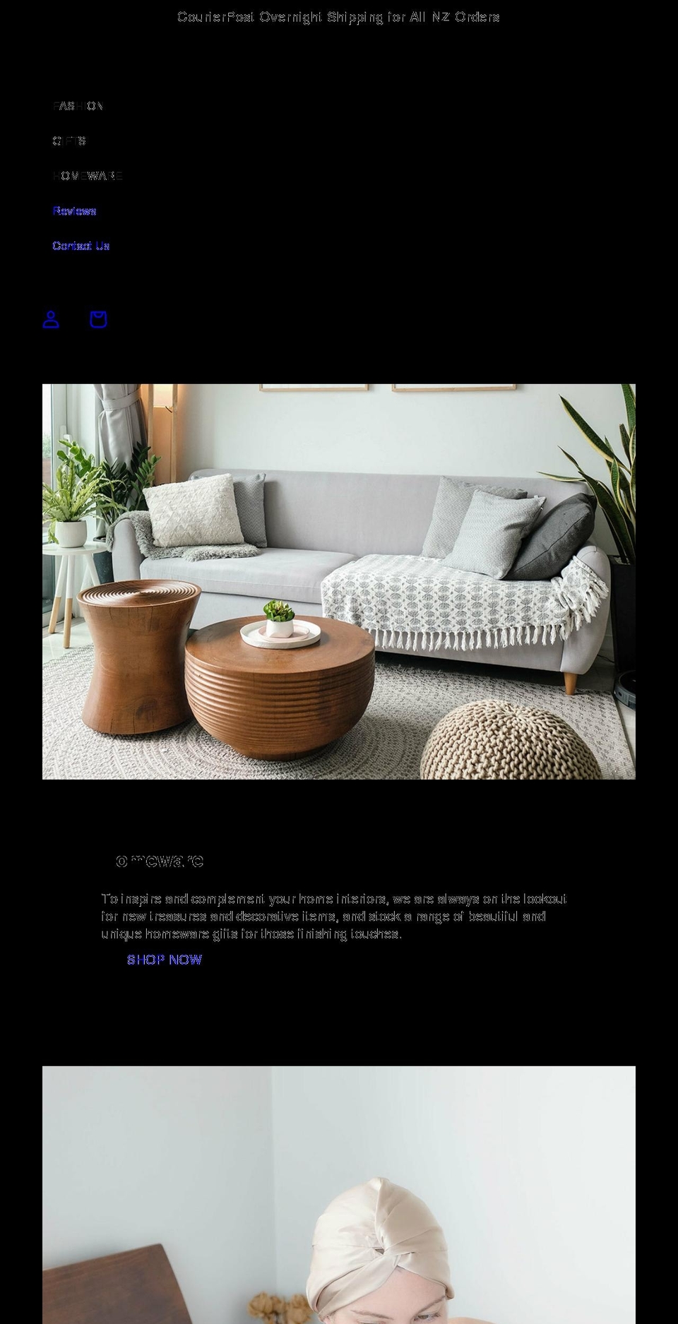 urbanwarehouse.nz shopify website screenshot