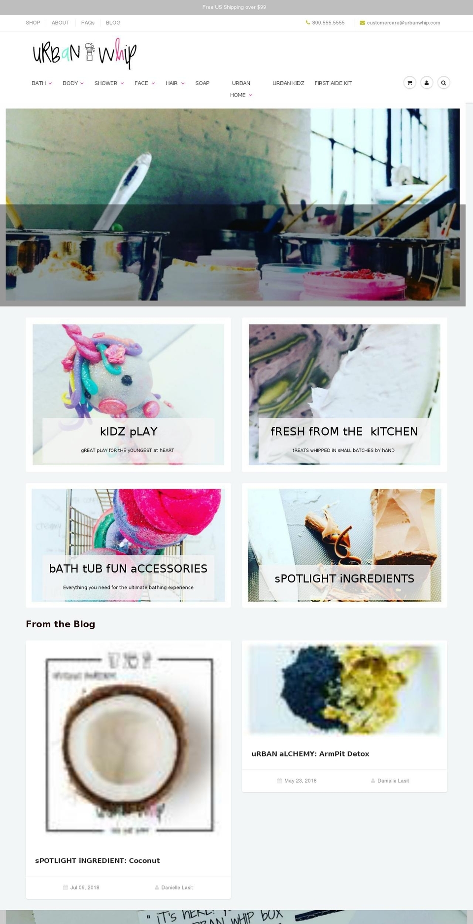 urbanwhip.com shopify website screenshot