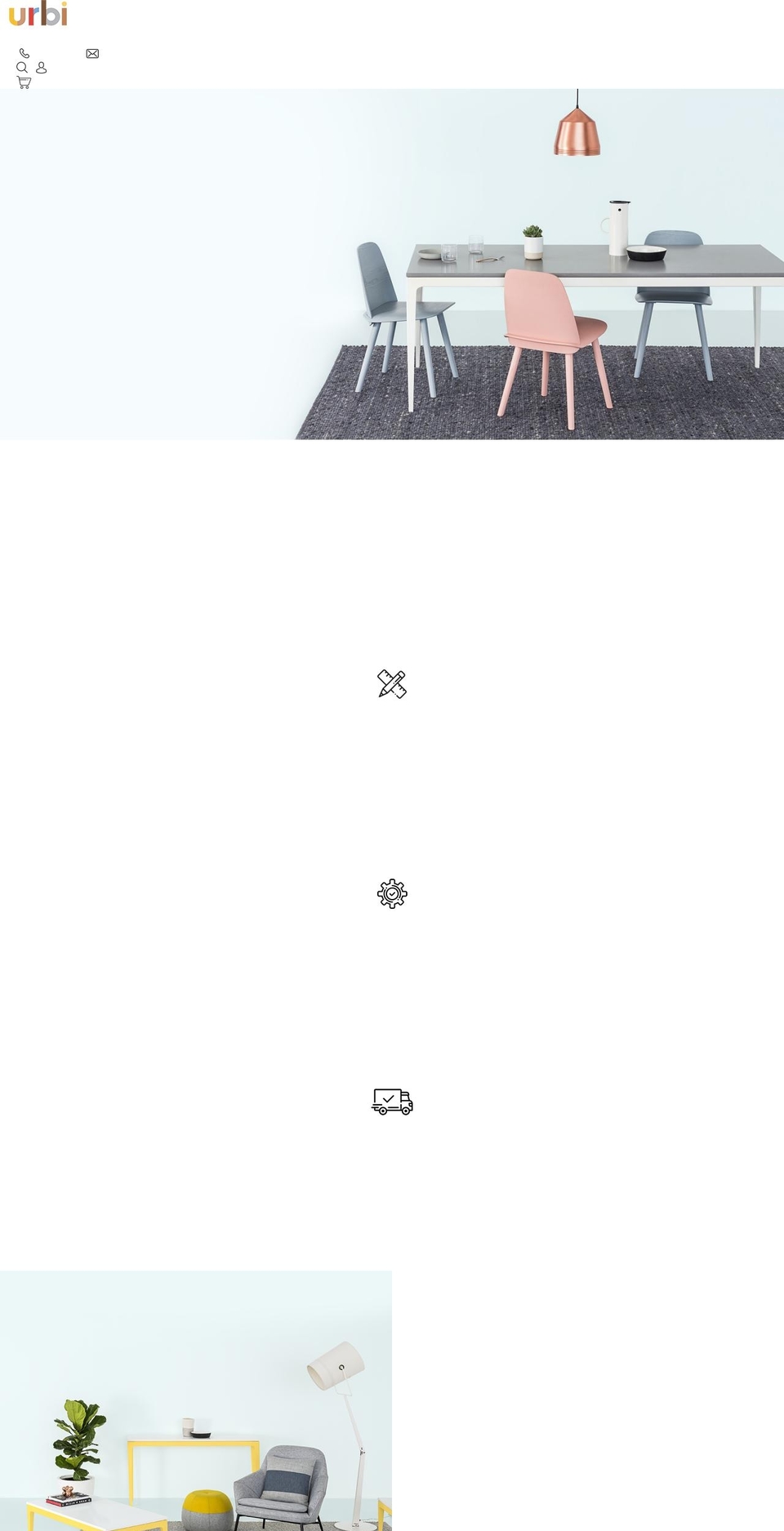urbi.com.au shopify website screenshot