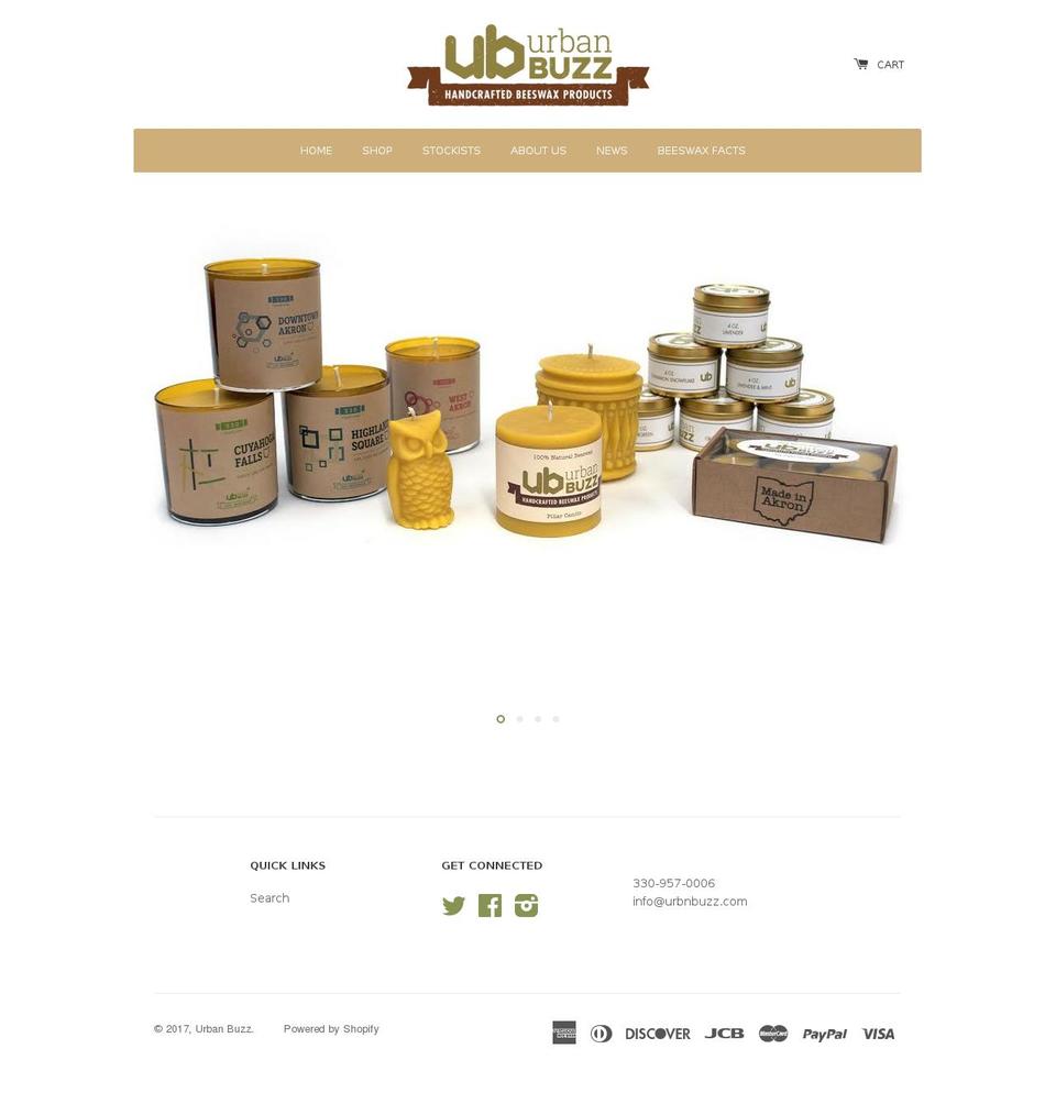 urbnbuzz.com shopify website screenshot