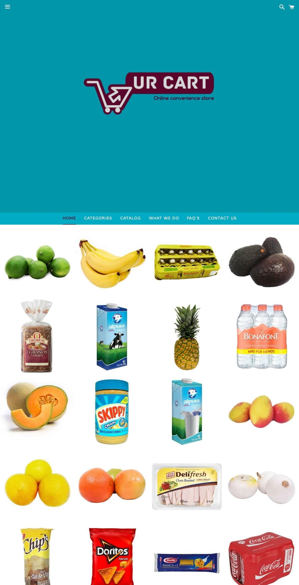 urcart.com.mx shopify website screenshot