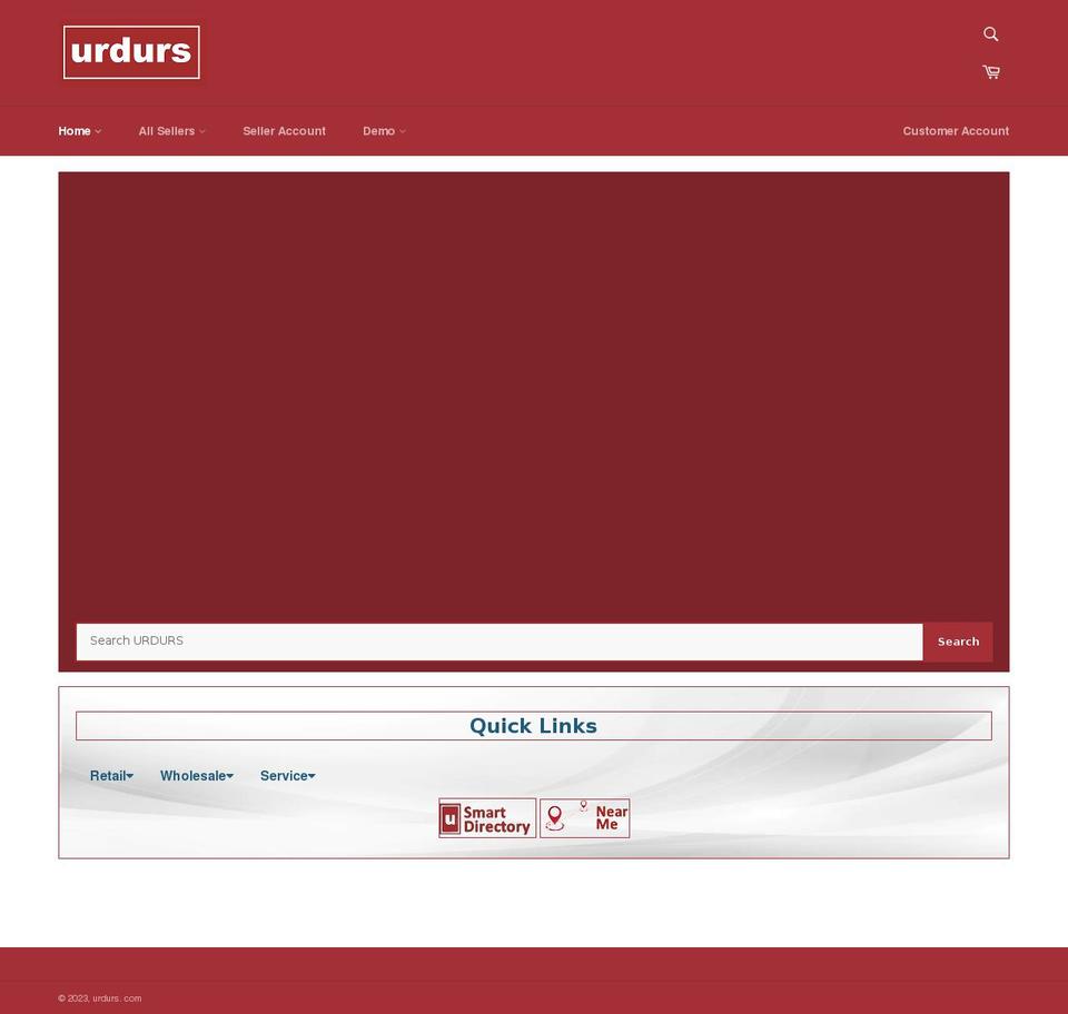 urdurs.com shopify website screenshot