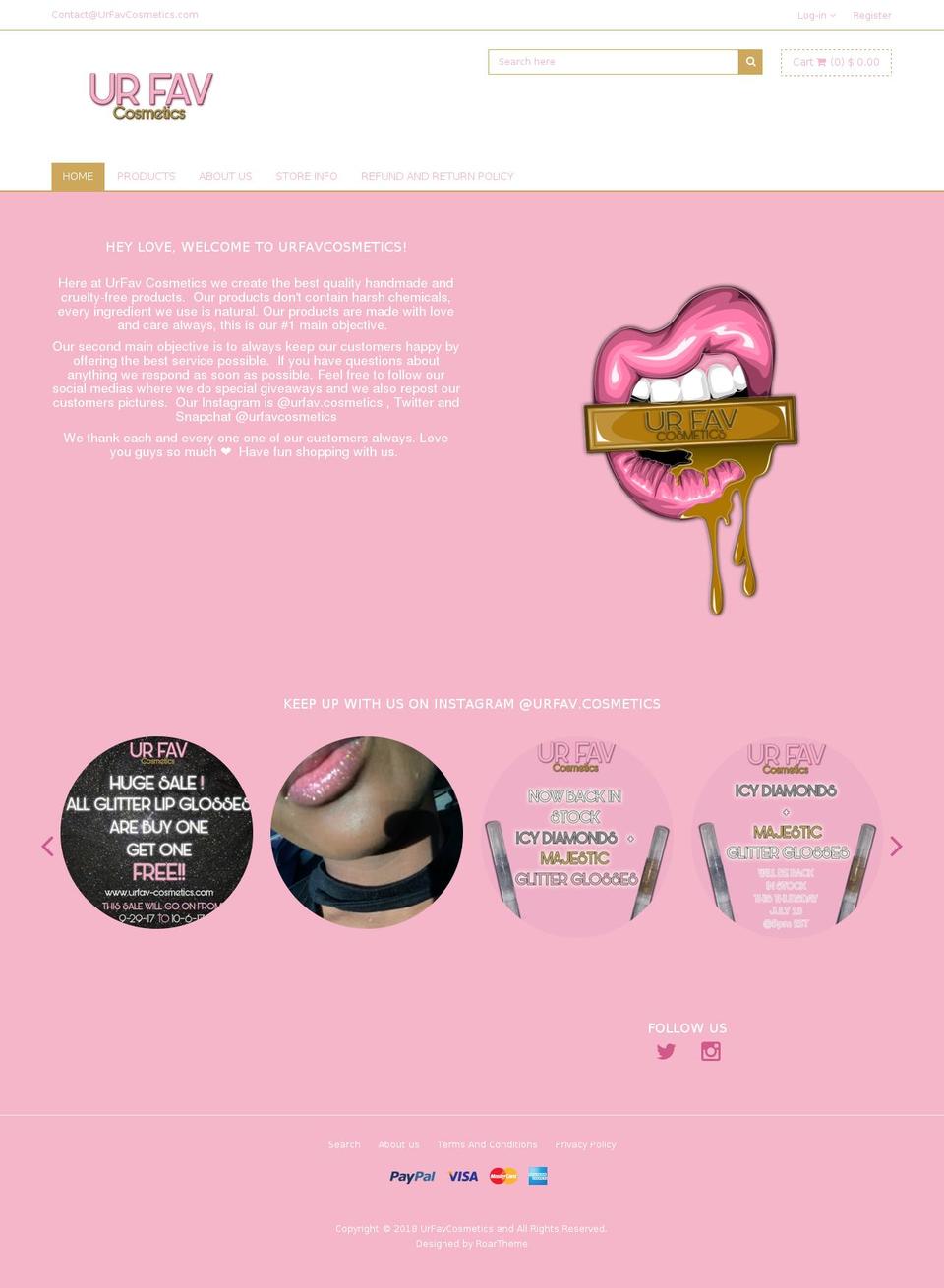 rt-queen1-v1-0-5 Shopify theme site example urfav-cosmetics.com