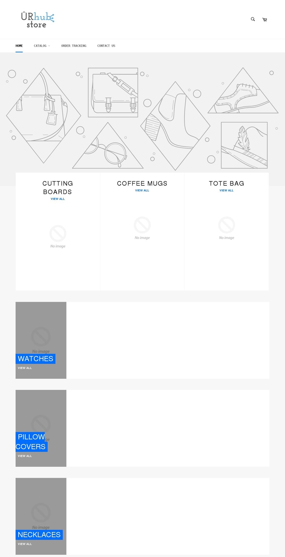 urhubstore.com shopify website screenshot