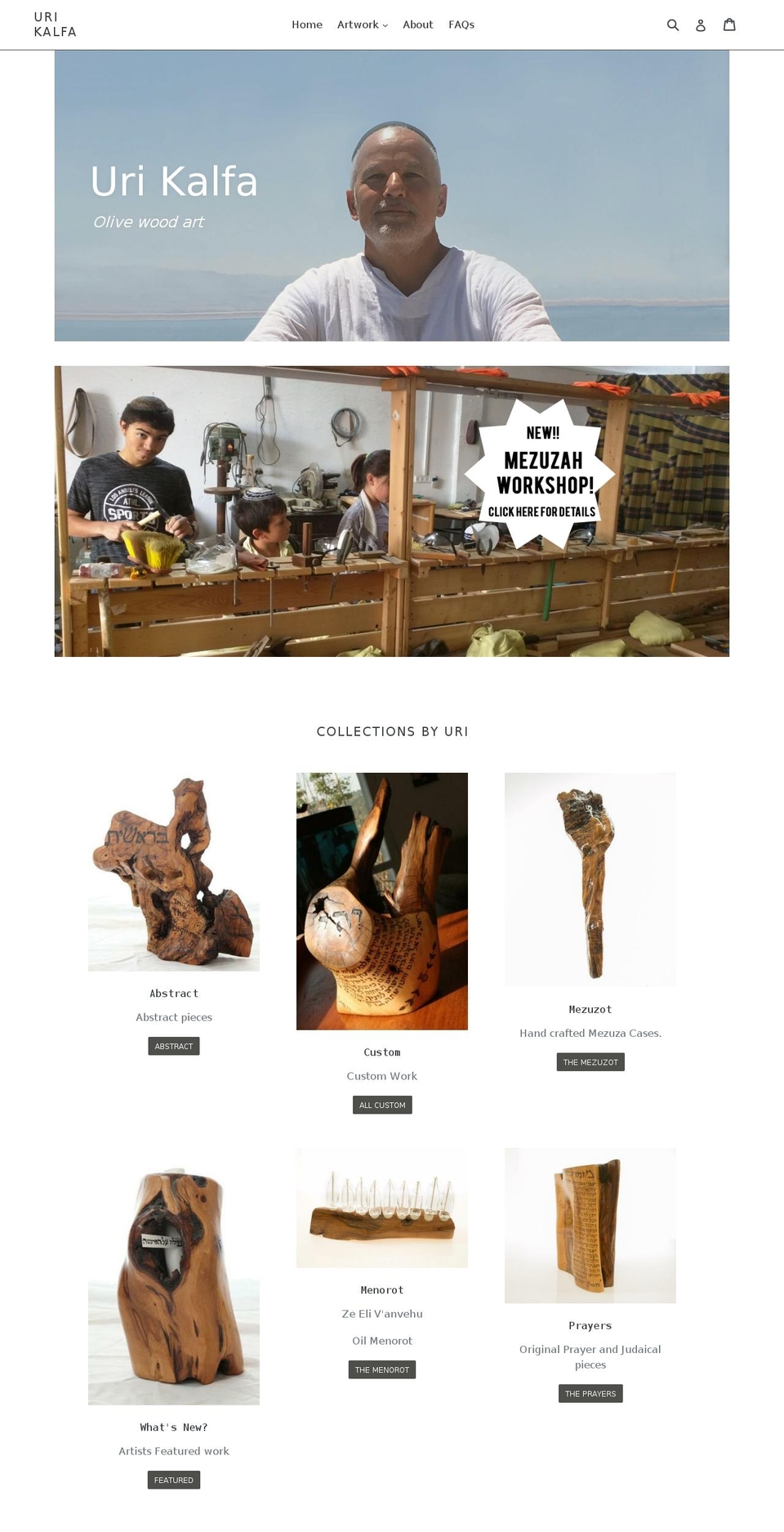 urikalfa.com shopify website screenshot