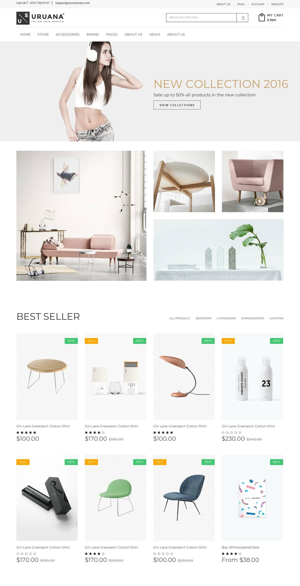 uruana.myshopify.com shopify website screenshot