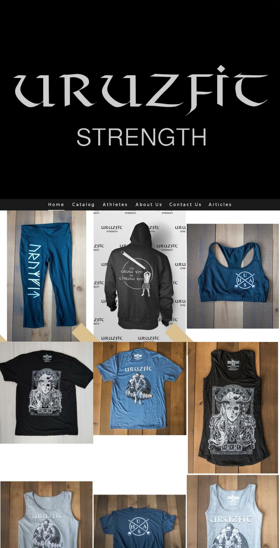 uruzfit.com shopify website screenshot